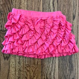 Lemon loves lime girls ruffle skort size 10 in hot pink